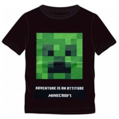 Minecraft rövid ujjú póló /fekete