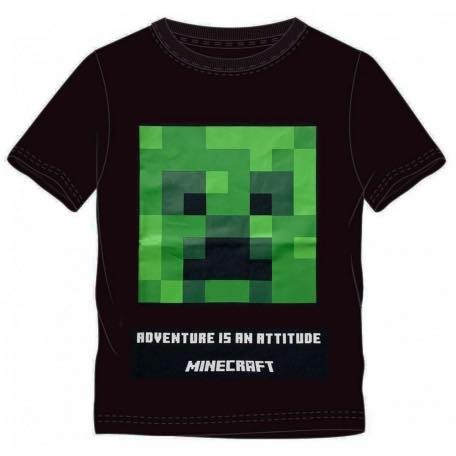 Minecraft rövid ujjú póló /fekete