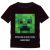 Minecraft rövid ujjú póló /fekete