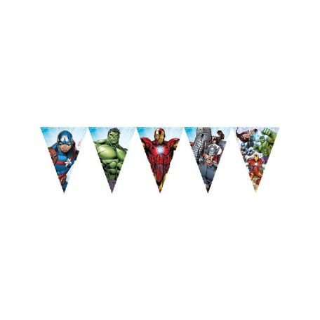 Avengers műanyag zászlófüzér
