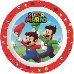 Super Mario műanyag lapostányér 