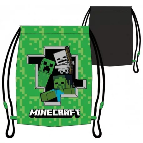 Minecraft zöld tornazsák