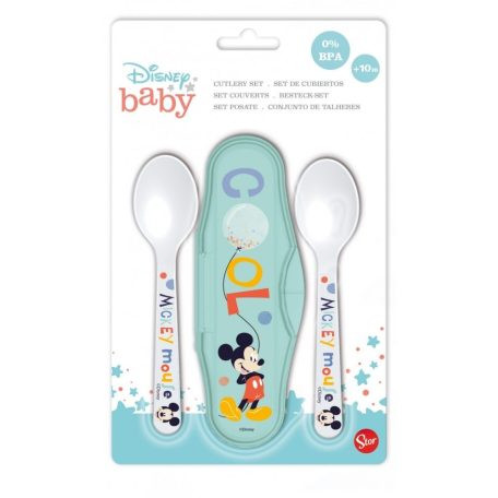 Disney Mickey egér utazó evőeszköz készlet
