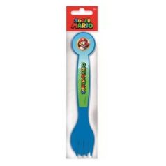 Super Mario 2db-os műanyag evőeszköz
