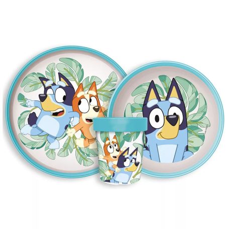 Bluey műanyag étkészlet