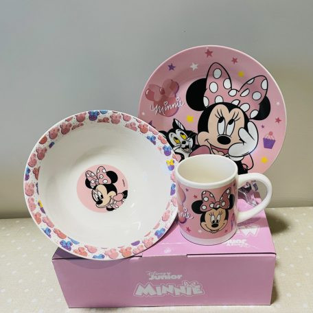 Minnie egér porcelán étkészlet 1.