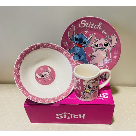 Lilo és Stitch porcelán étkészlet 2.