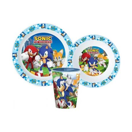 Sonic műanyag étkészlet