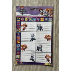 Mnacs Őrjárat füzetcímke lányoknak