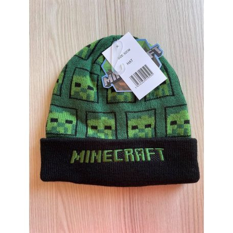 Minecraft Creeper figurás kötött sapka