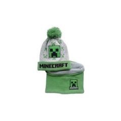 Minecraft sapka-sál szett/zöld