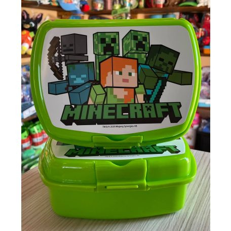 Minecraft zöld szendvicsdoboz
