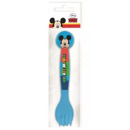 Mickey egér 2db-os műanyag evőeszköz