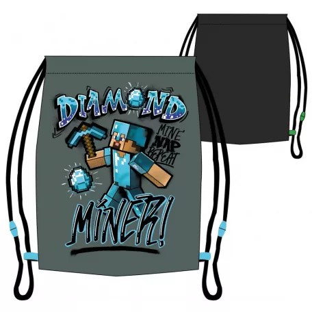 Minecraft szürke tornazsák