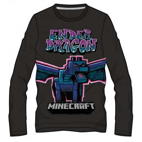 Minecraft hosszú ujjú póló/ fekete