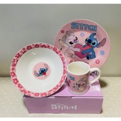Lilo és Stitch porcelán étkészlet 1.