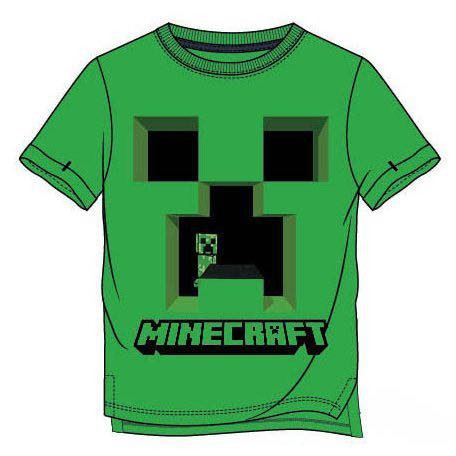 Minecraft rövid ujjú póló /zöld